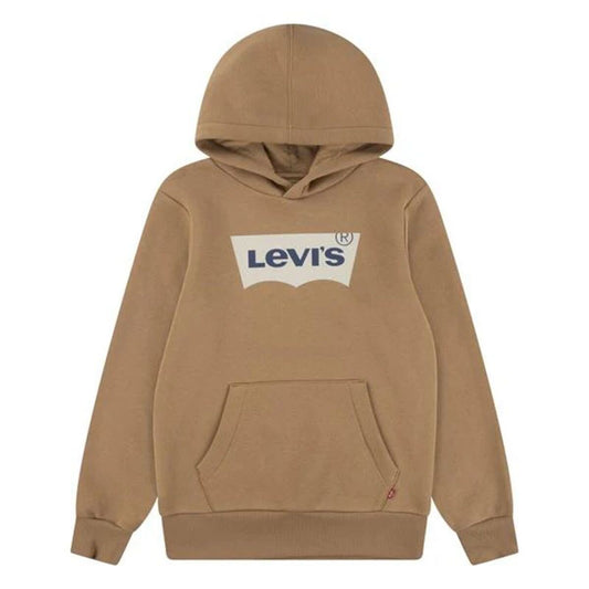 Παιδικό Φούτερ με Κουκούλα Levi's Lvb Batwing Screenprint Hoodie Καφέ