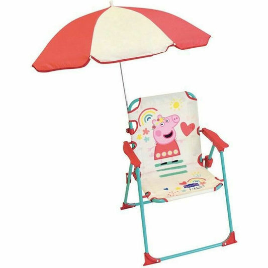 Καρέκλα στην παραλία Fun House Peppa Pig Κόκκινο rouge 65 cm
