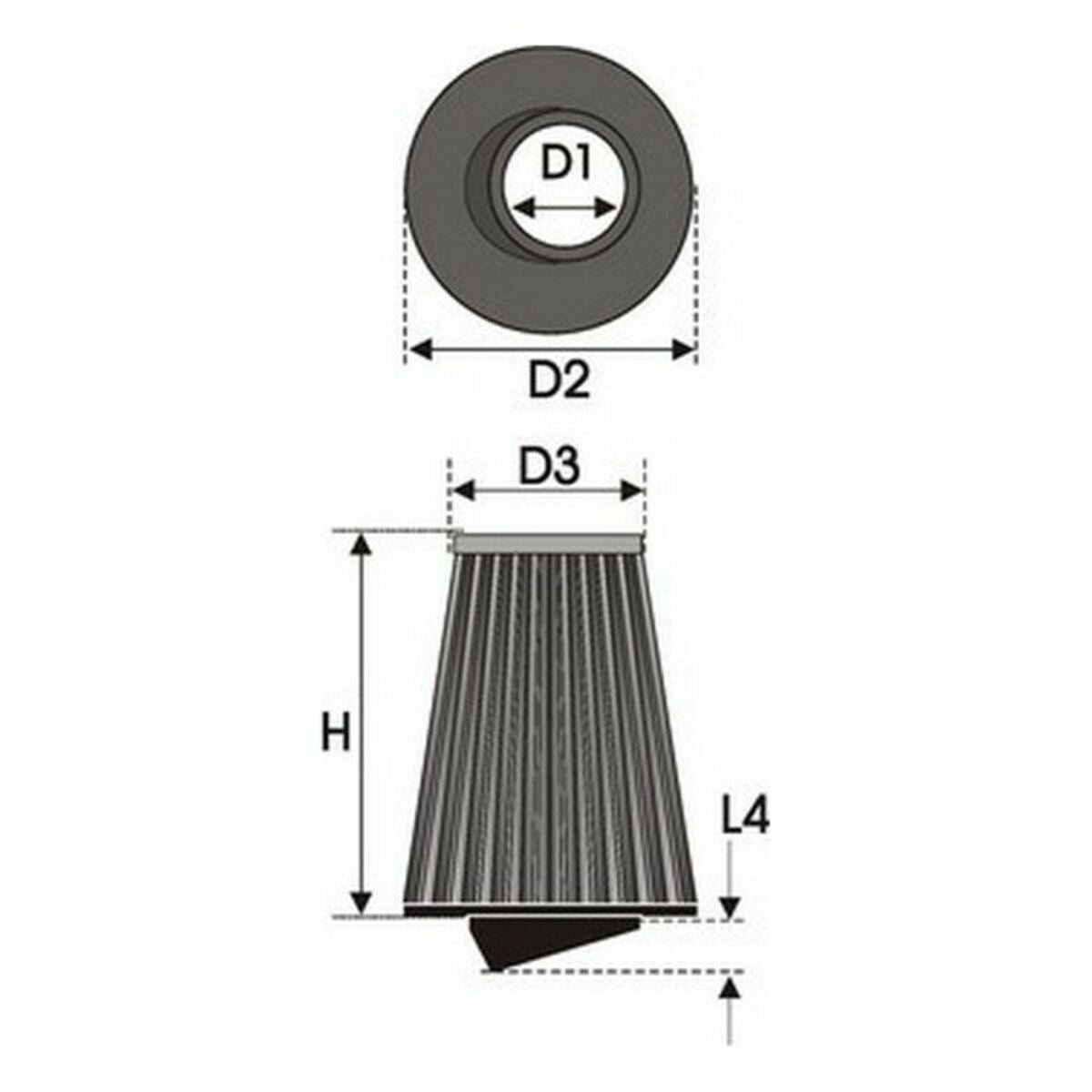Φίλτρο αέρα Green Filters K8.65