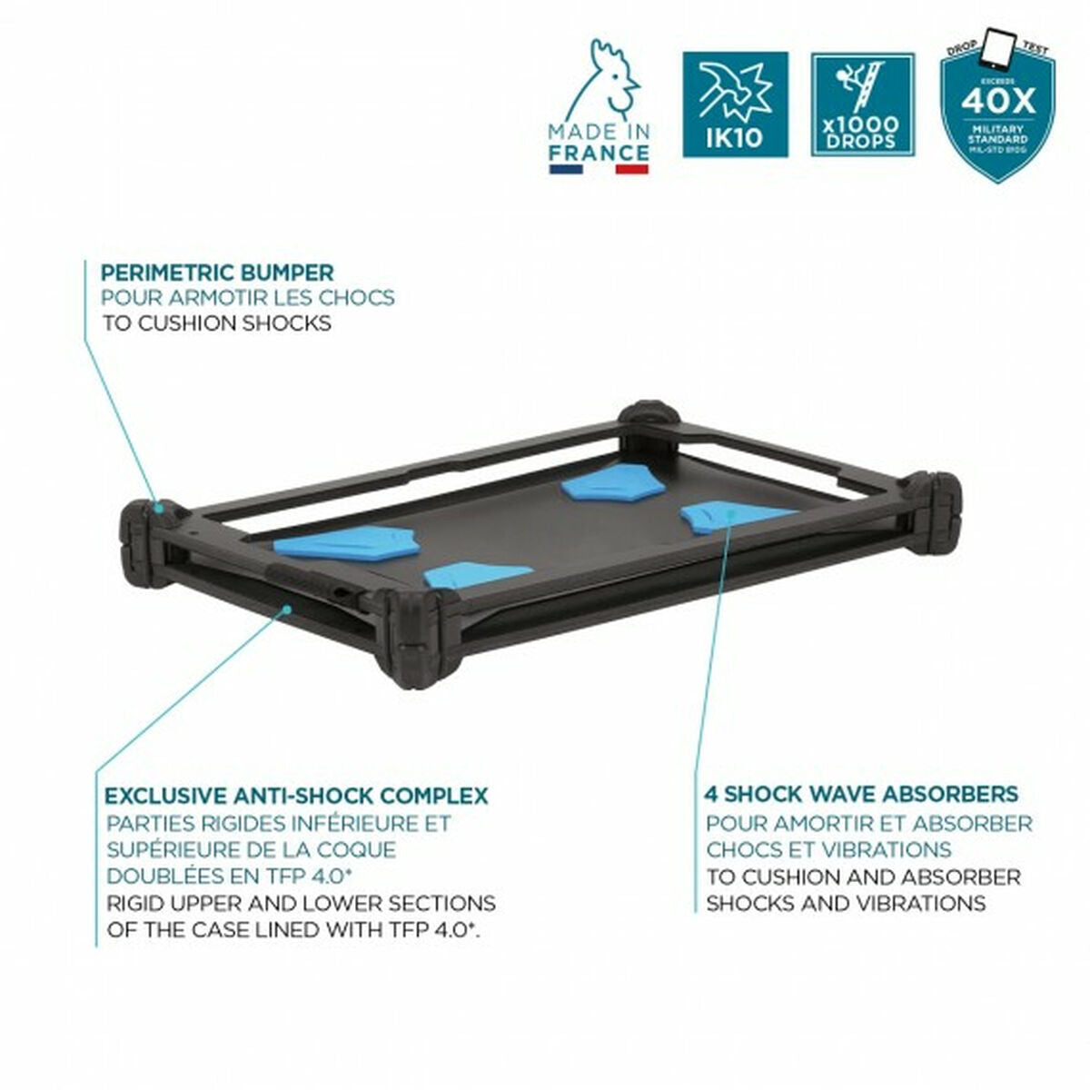 Κάλυμμα Tablet Mobilis 050063 Μαύρο