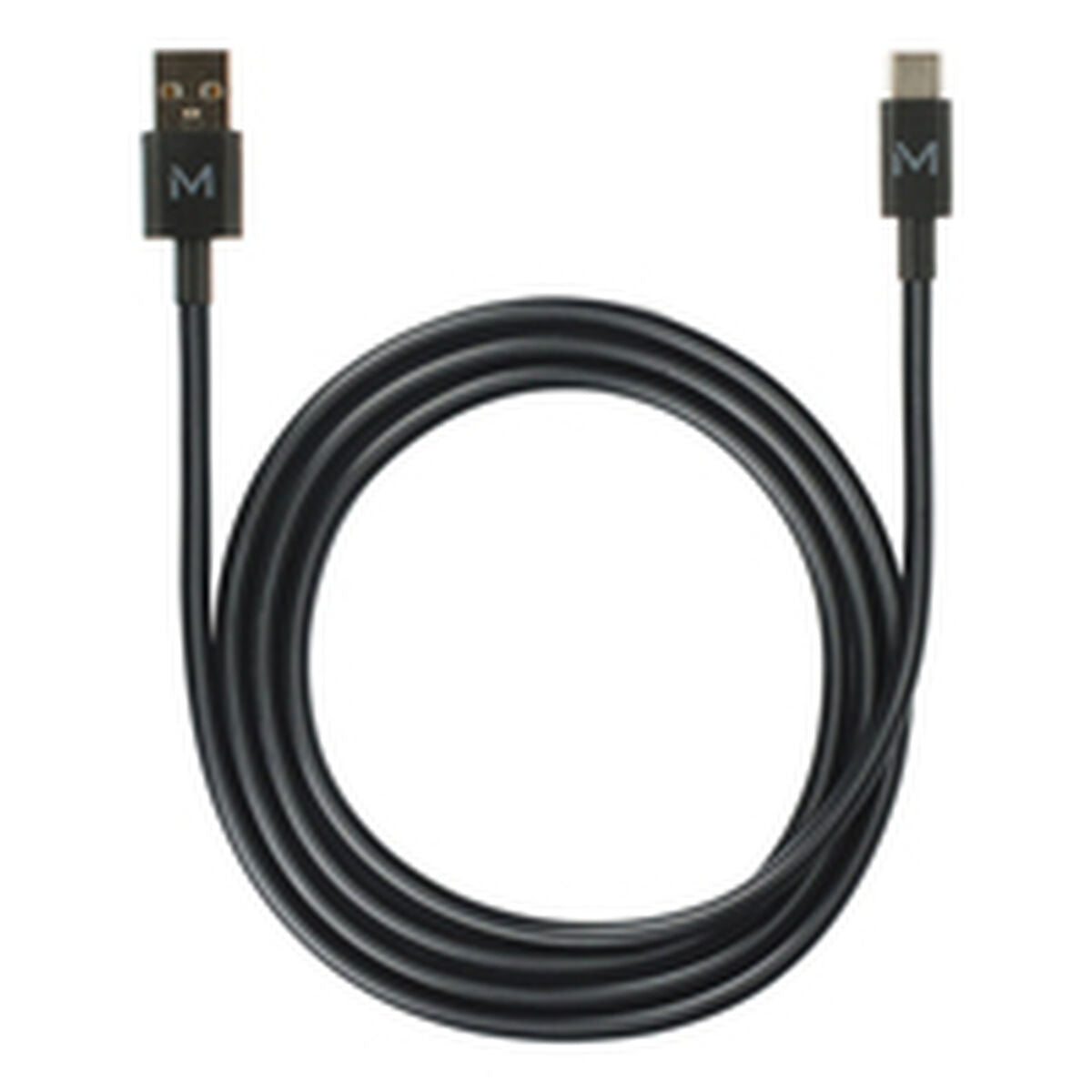 Καλώδιο USB Mobilis 020013 Μαύρο 1 m