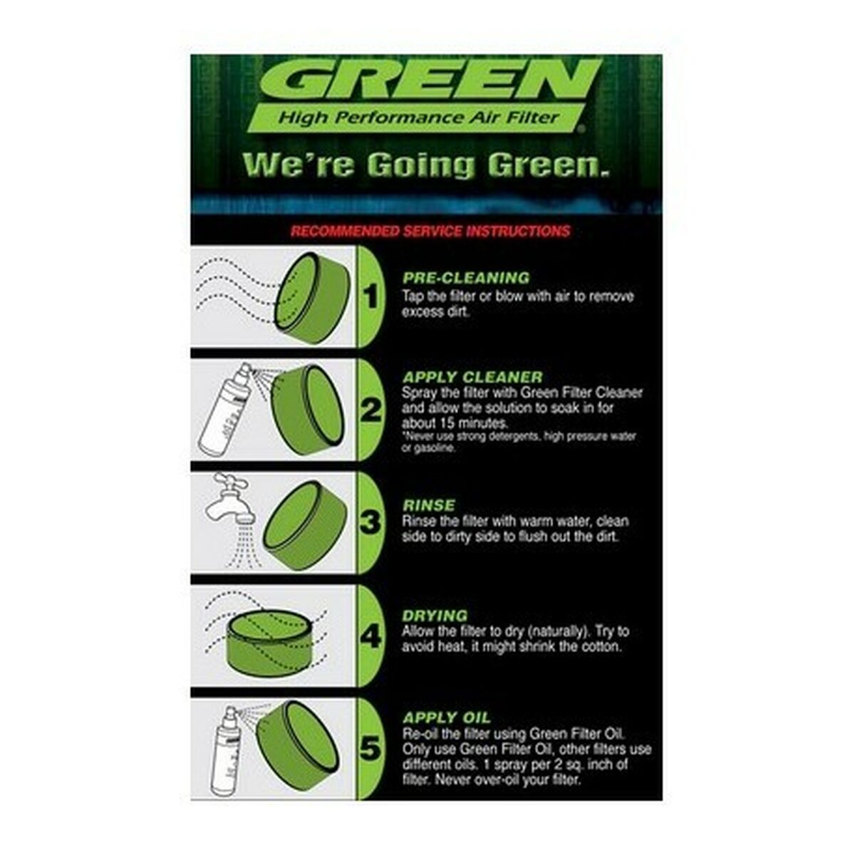 Φίλτρο αέρα Green Filters B62.75 Καθολικό