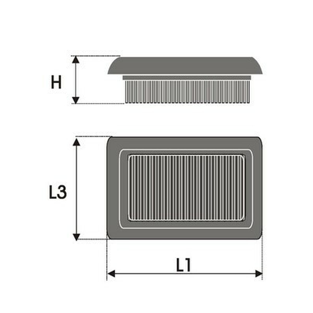 Φίλτρο αέρα Green Filters P965015