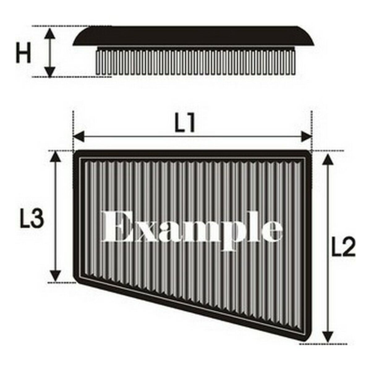 Φίλτρο αέρα Green Filters P965018