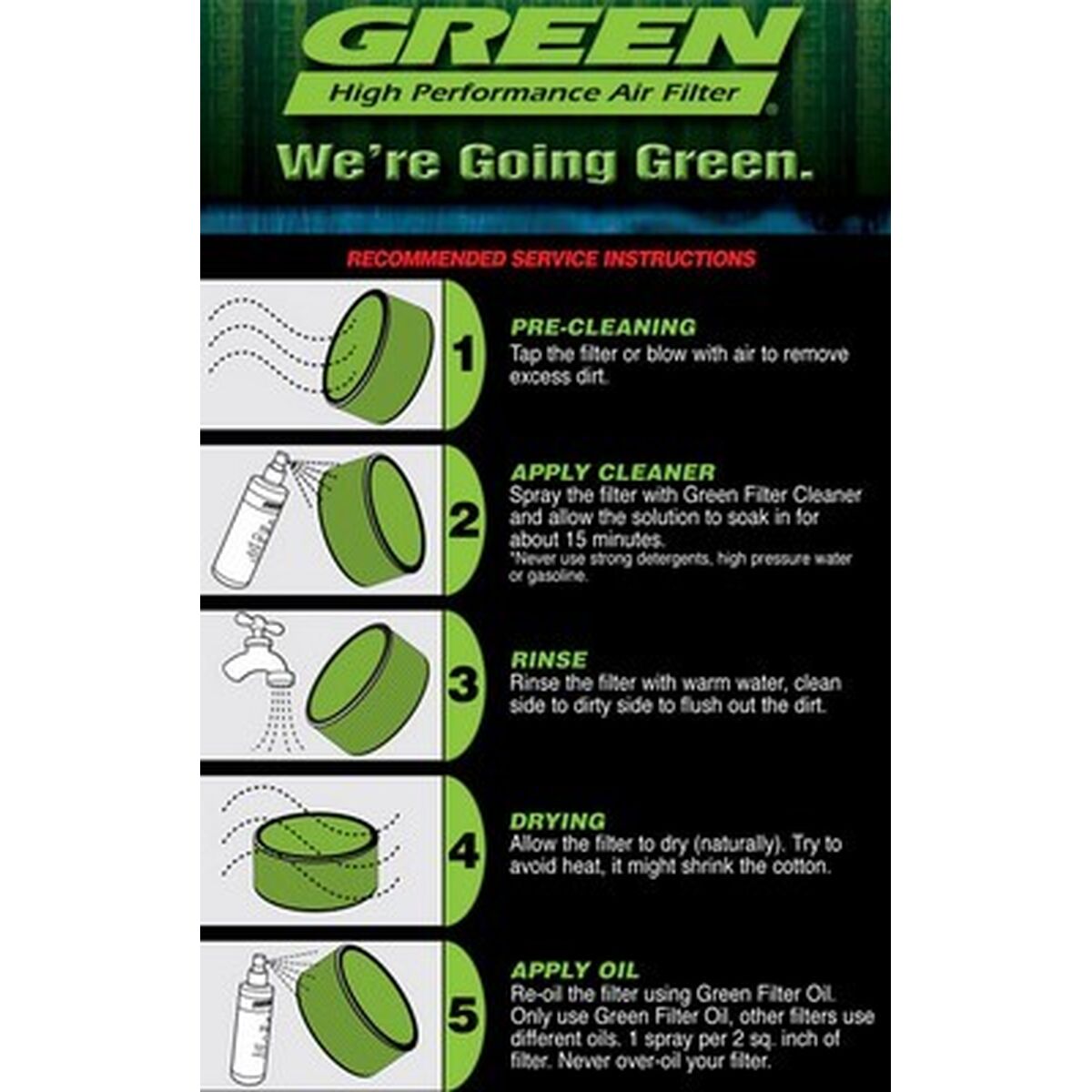 Φίλτρο αέρα Green Filters P950299