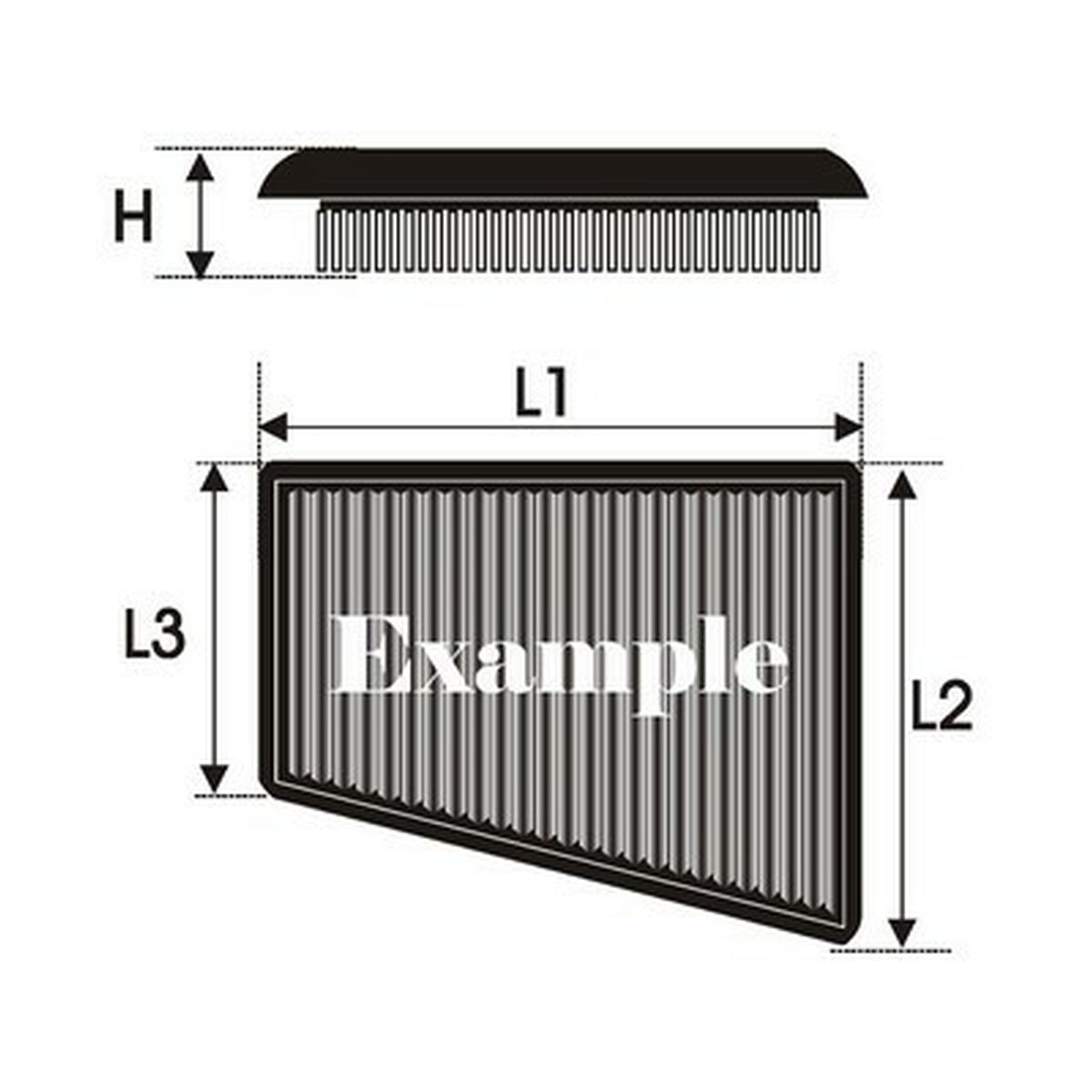 Φίλτρο αέρα Green Filters P960517
