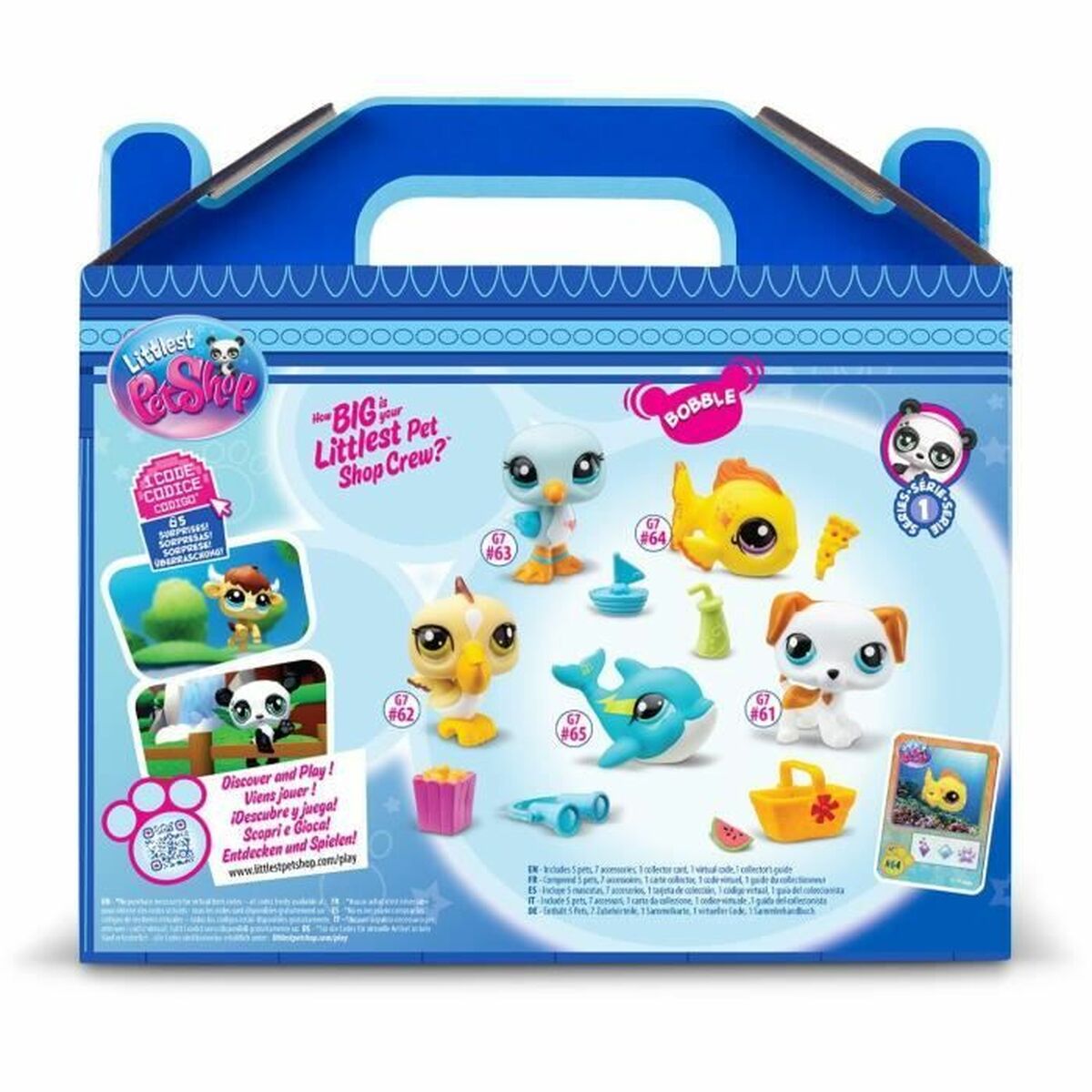 ζωικές φιγούρες Bandai Littlest Pet Shop Πλαστική ύλη