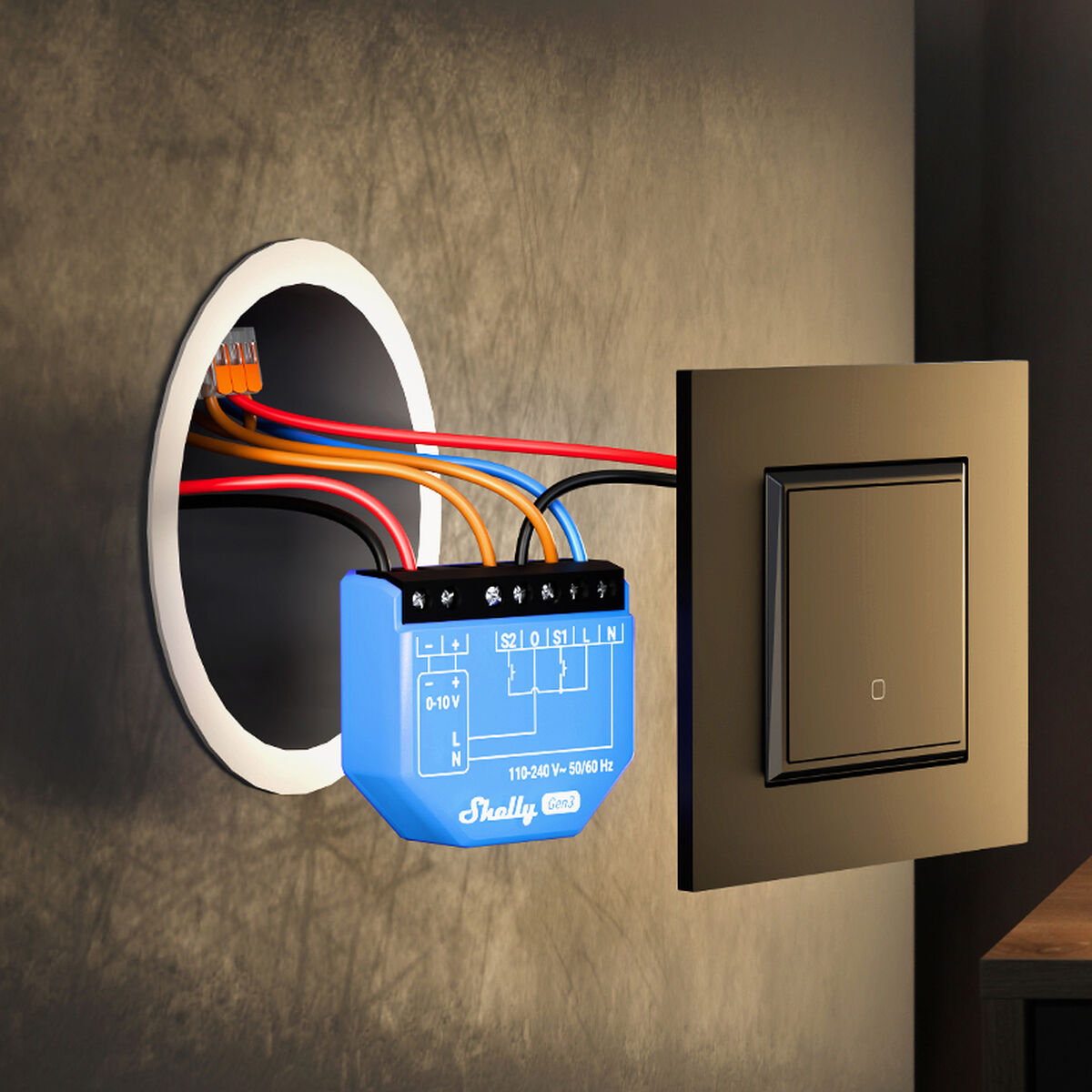 Έξυπνο Βύσμα Shelly S3SW-0A2X4EUL Bluetooth Wi-Fi 230 V 16 A