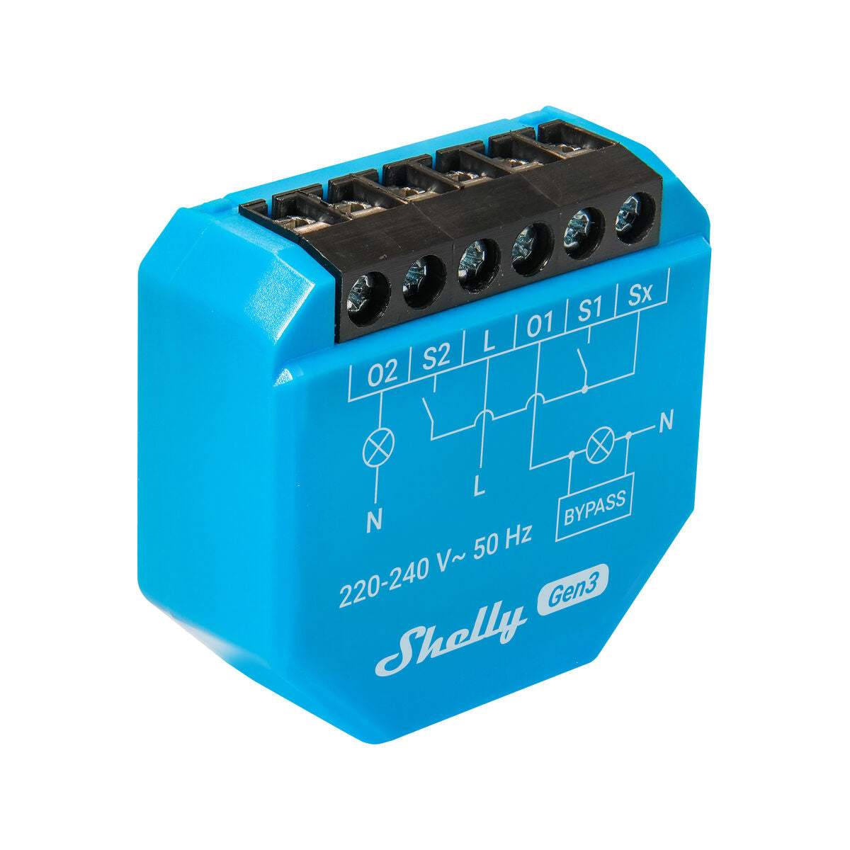 Έξυπνο Βύσμα Shelly S3SW-0A2X4EUL Bluetooth Wi-Fi 230 V 16 A