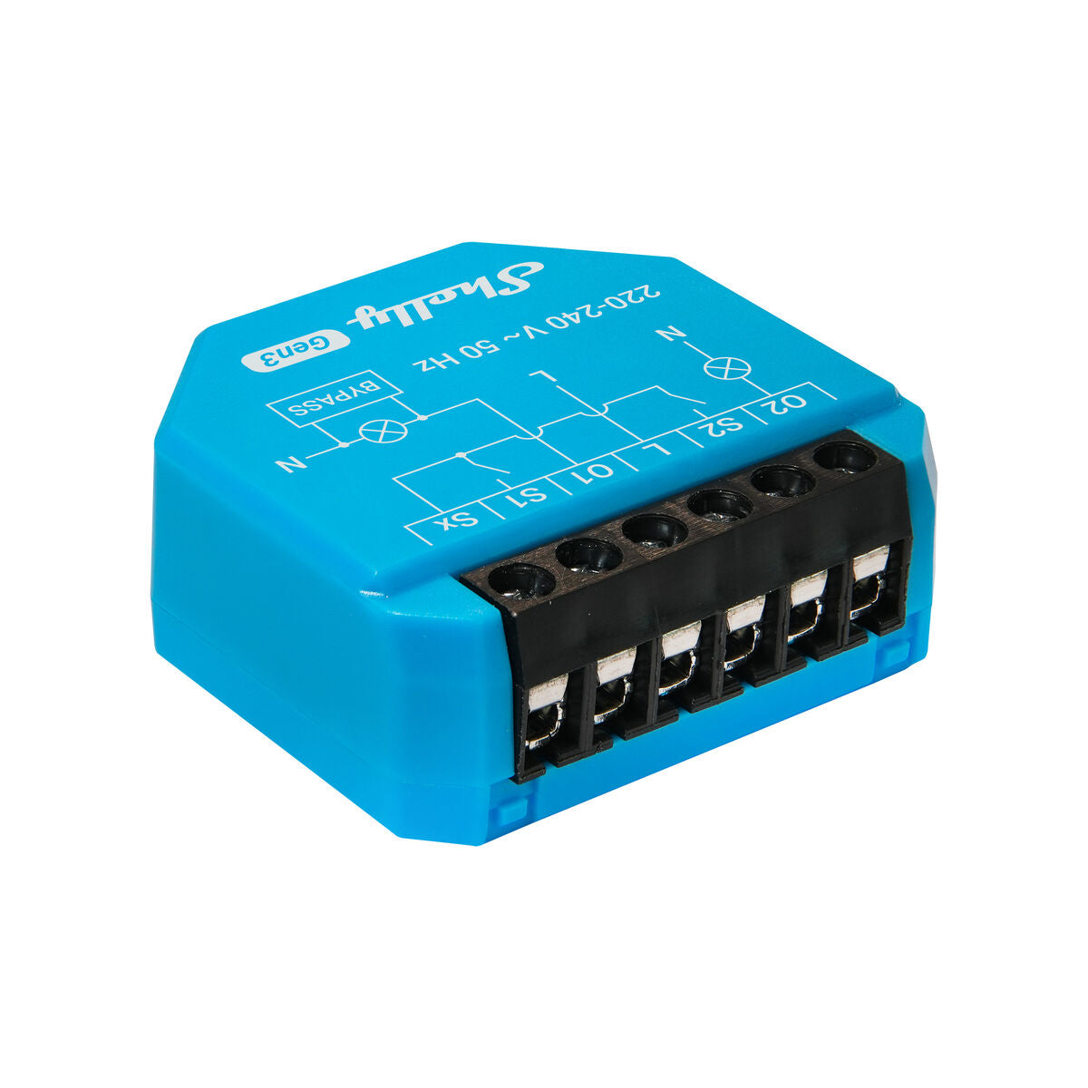 Έξυπνο Βύσμα Shelly S3SW-0A2X4EUL Bluetooth Wi-Fi 230 V 16 A