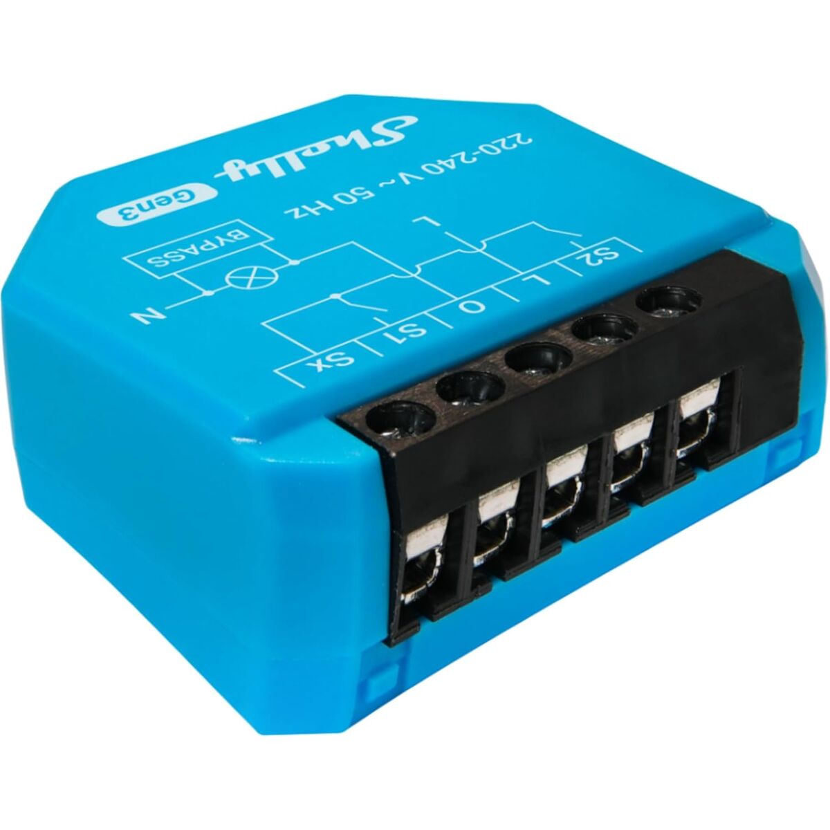Έξυπνο Βύσμα Shelly S3SW-0A2X4EUL Bluetooth Wi-Fi 230 V 16 A