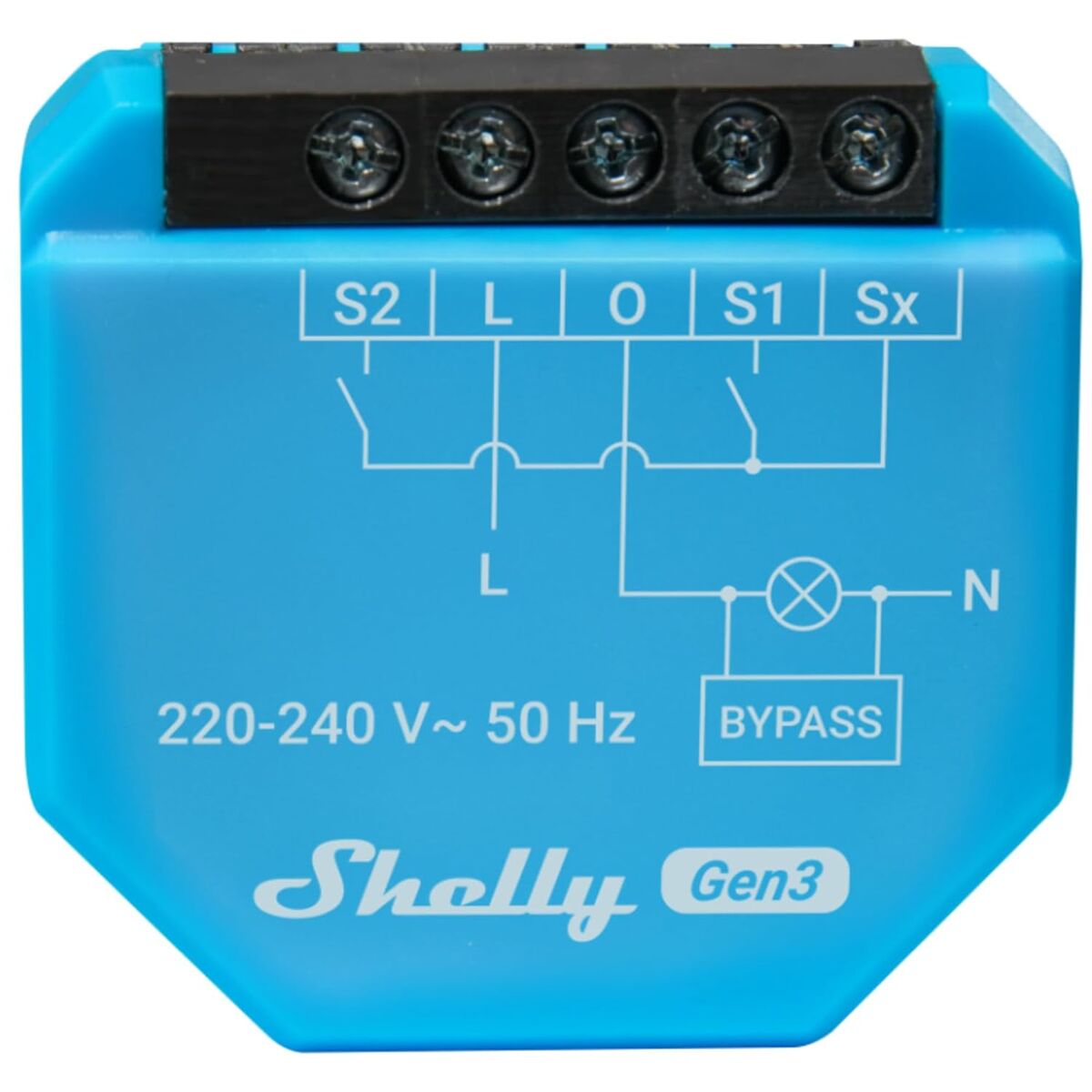 Έξυπνο Βύσμα Shelly S3SW-0A2X4EUL Bluetooth Wi-Fi 230 V 16 A