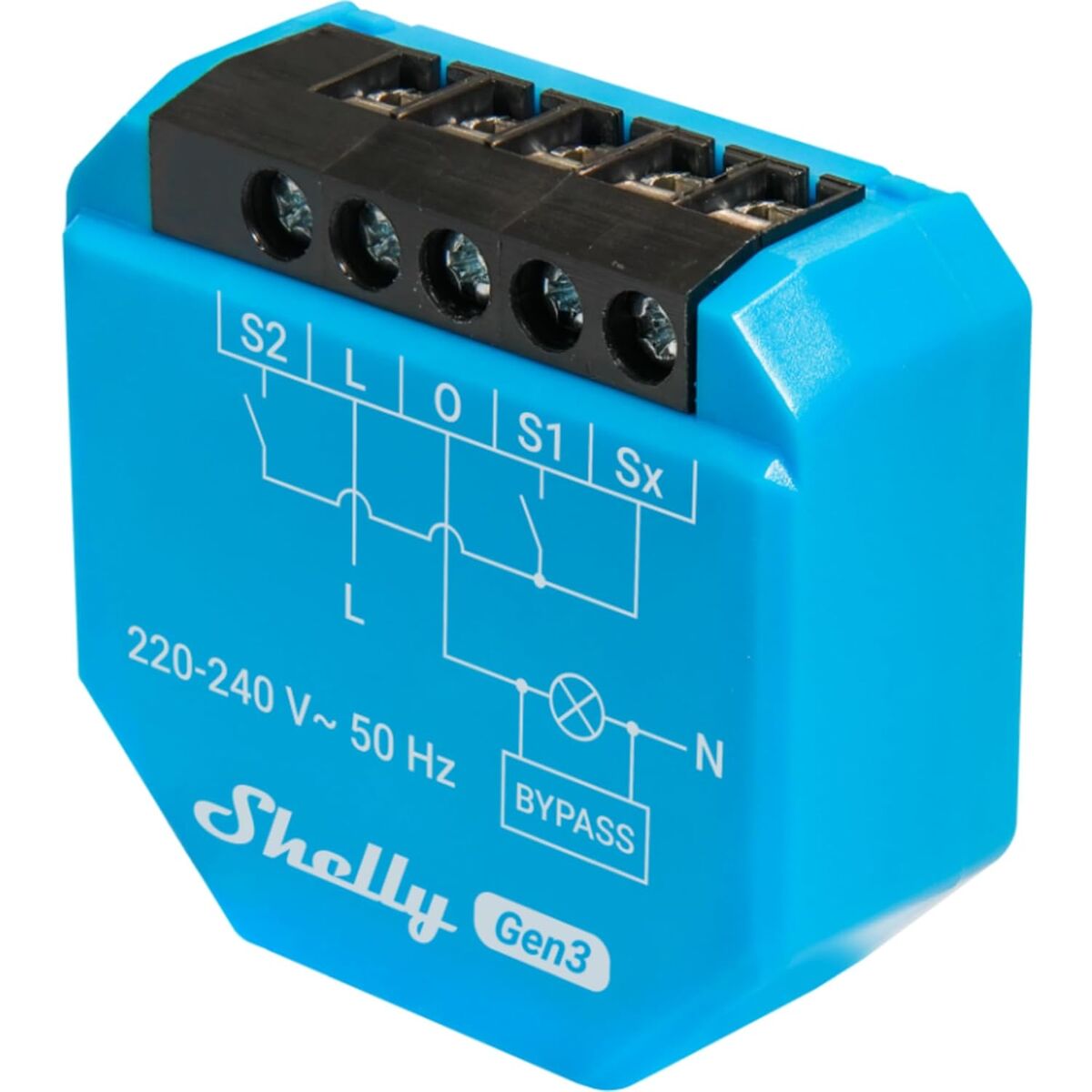 Έξυπνο Βύσμα Shelly S3SW-0A2X4EUL Bluetooth Wi-Fi 230 V 16 A