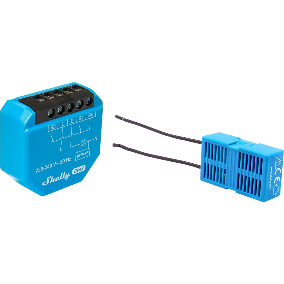 Έξυπνο Βύσμα Shelly S3SW-0A2X4EUL Bluetooth Wi-Fi 230 V 16 A