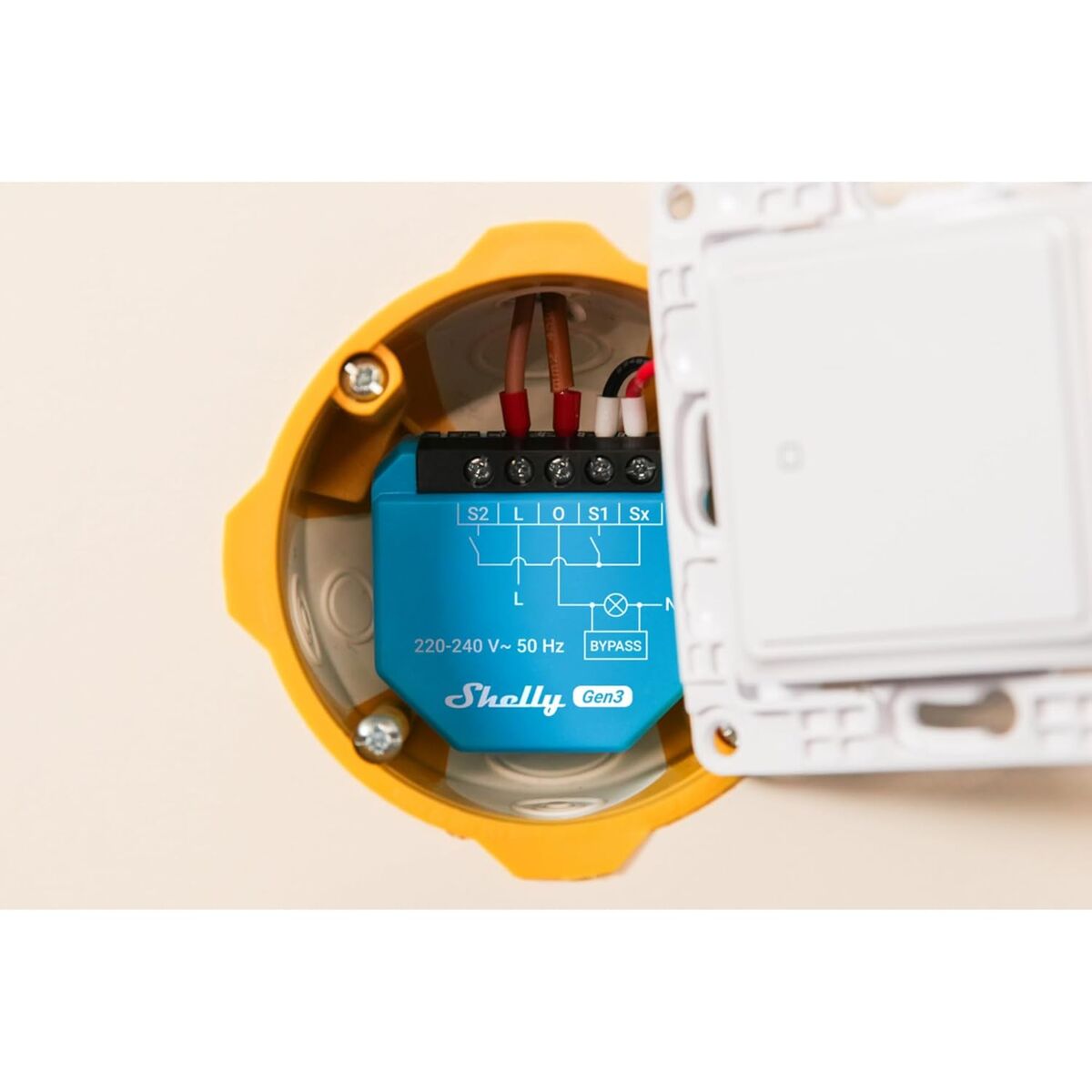 Έξυπνο Βύσμα Shelly S3SW-0A2X4EUL Bluetooth Wi-Fi 230 V 16 A