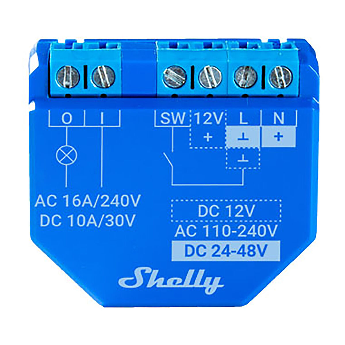 Έξυπνο Βύσμα Shelly PLUS 1 100 - 240 V 16 A