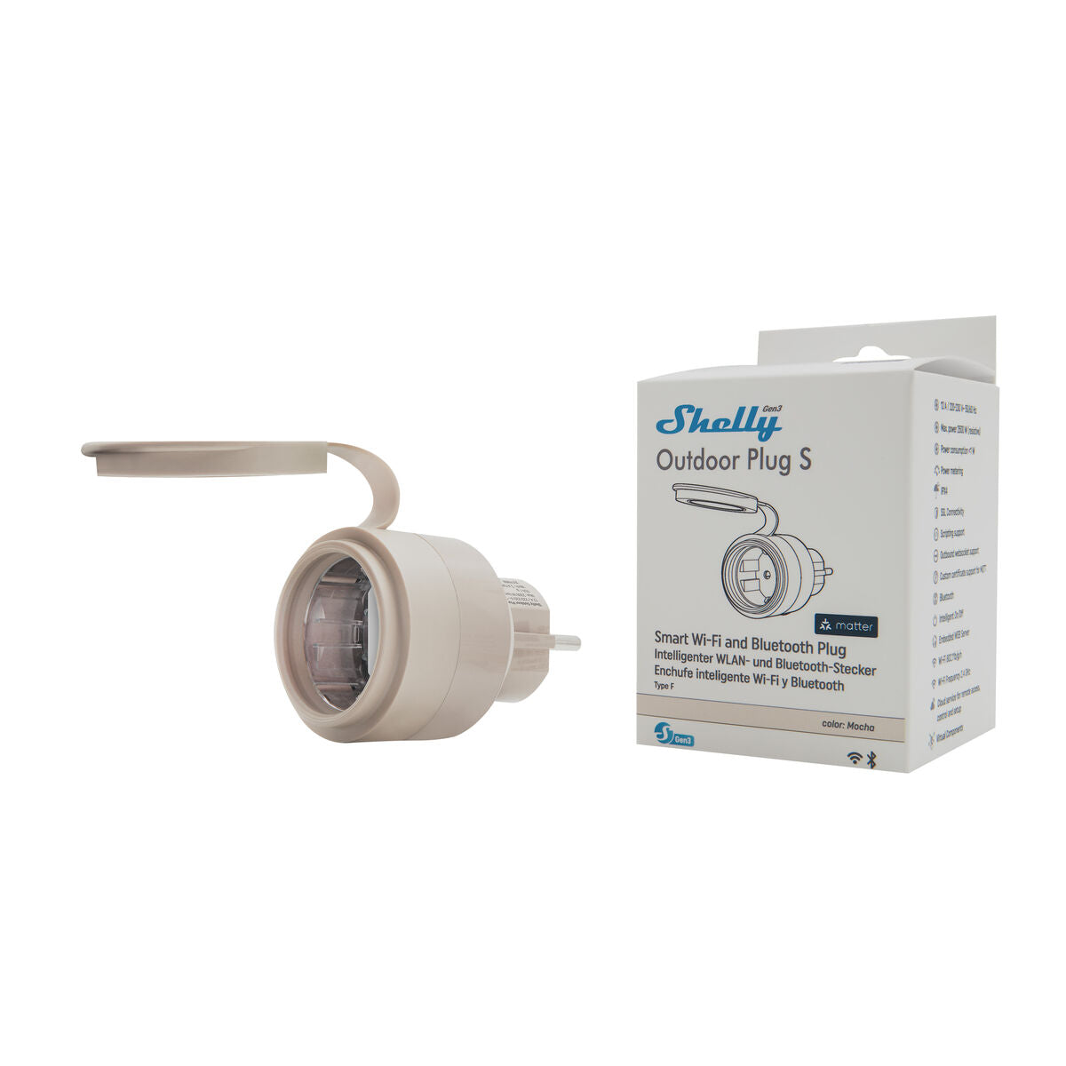 Έξυπνο Βύσμα Shelly S3PL-20112EU Wi-Fi