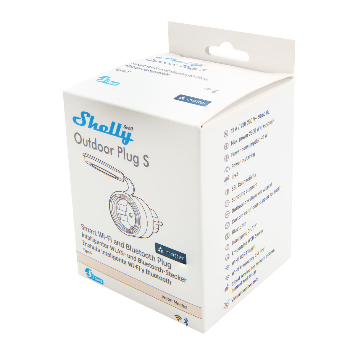 Έξυπνο Βύσμα Shelly S3PL-20112EU Wi-Fi