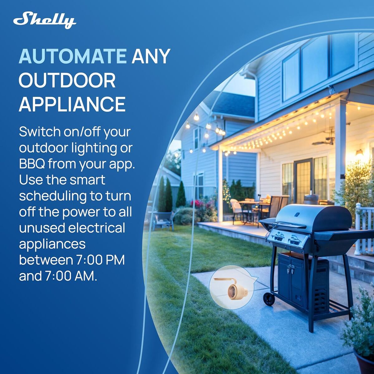 Έξυπνο Βύσμα Shelly S3PL-20112EU Wi-Fi