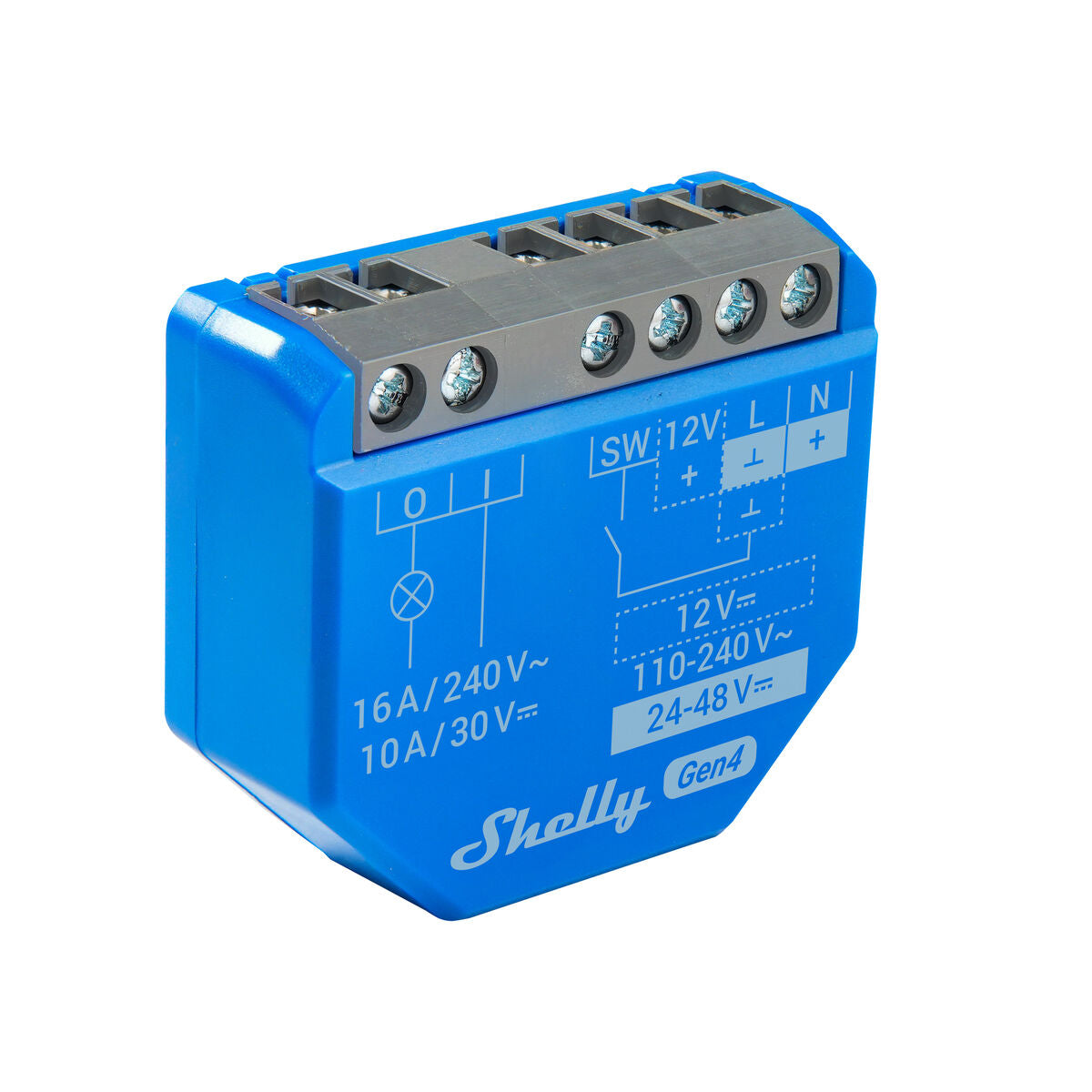 Έξυπνο Βύσμα Shelly S4SW-001X16EU Bluetooth Wi-Fi Bluetooth 5.0 240 V