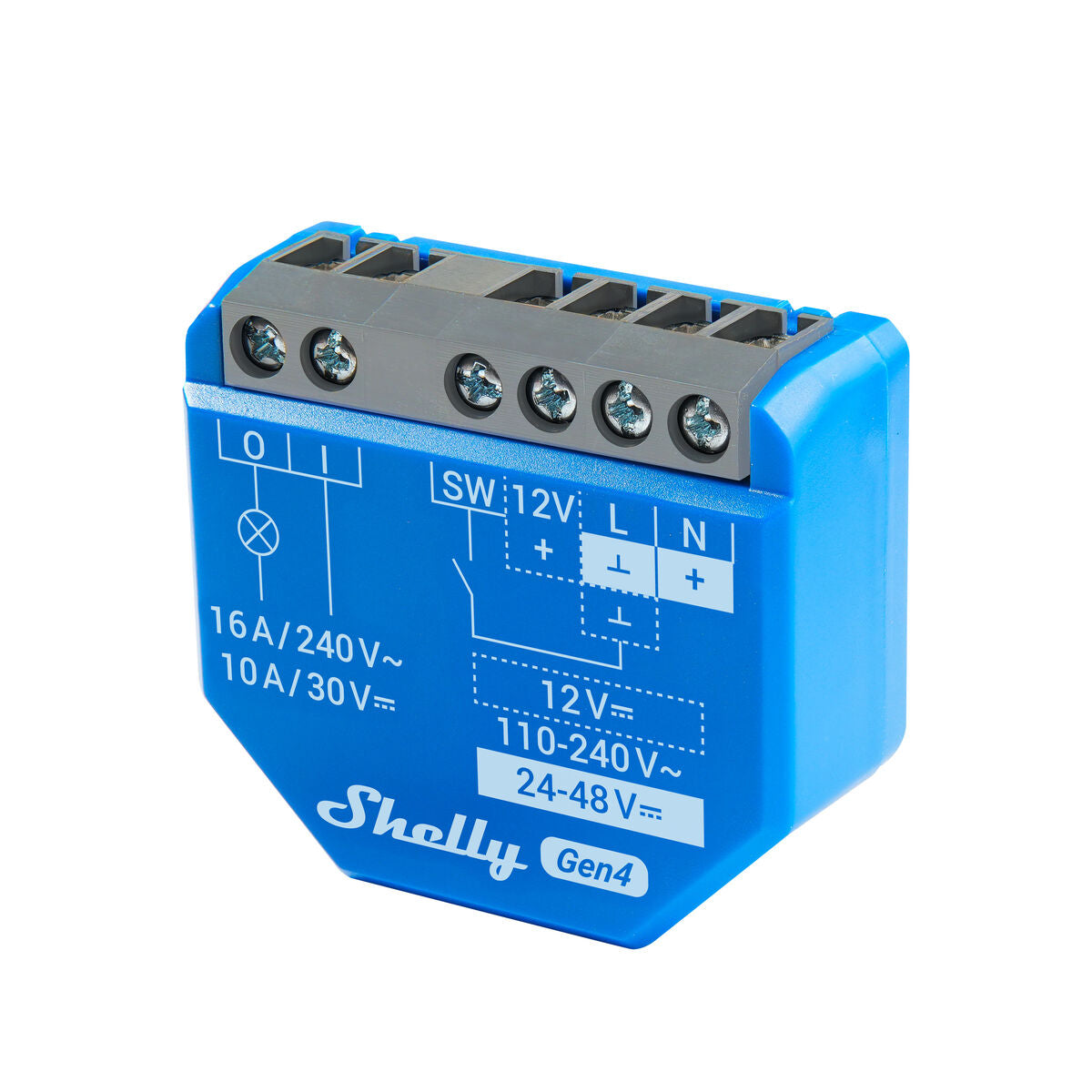 Έξυπνο Βύσμα Shelly S4SW-001X16EU Bluetooth Wi-Fi Bluetooth 5.0 240 V