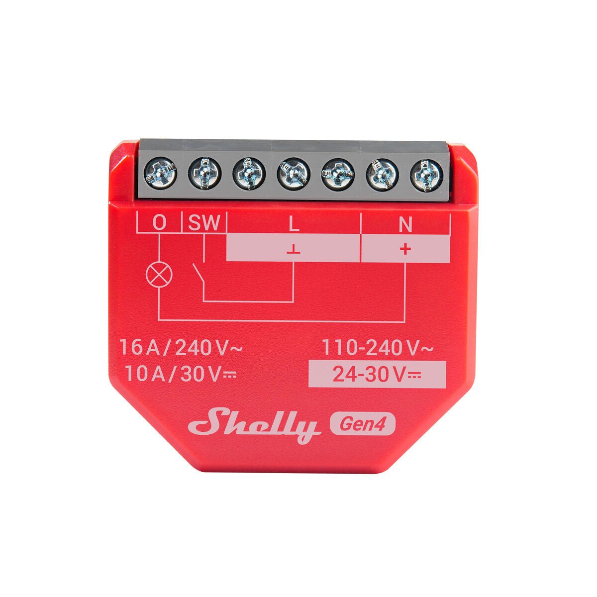 Έξυπνο Βύσμα Shelly SHELLY 1PM GEN4 4-PACK Wi-Fi 230 V 16 A (4 Μονάδες)