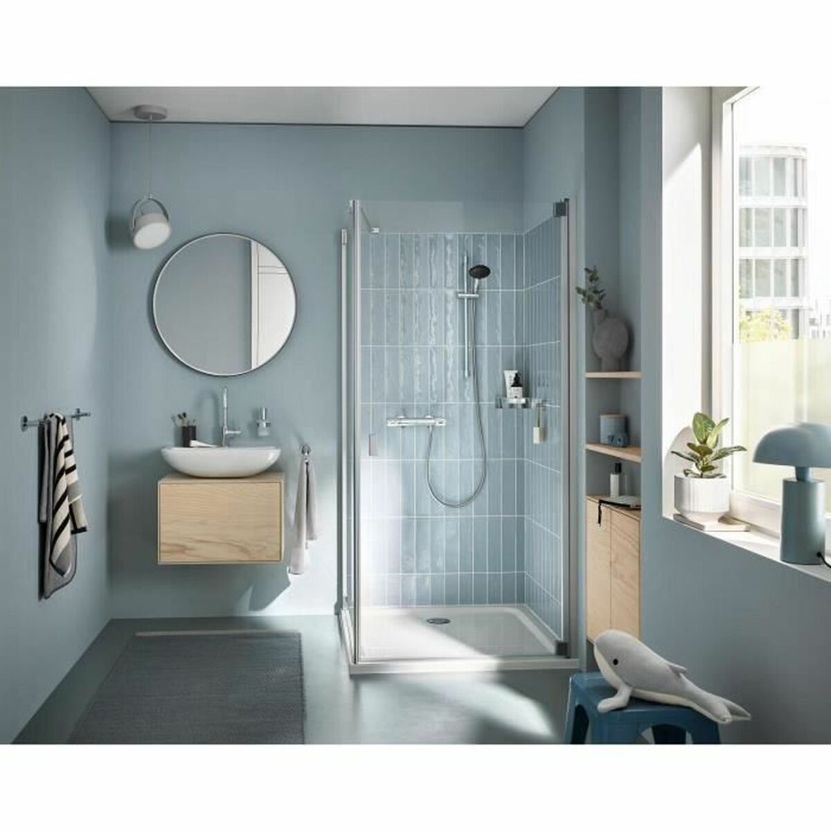 Στήλη ντους Grohe Precision Feel Chrome Μέταλλο