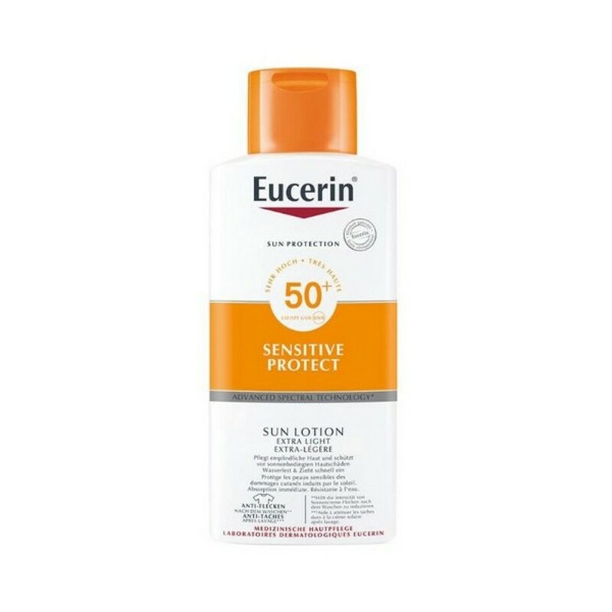 Ηλιακή Λοσιόν Sensitive Protect Eucerin Spf 50 SPF 50+