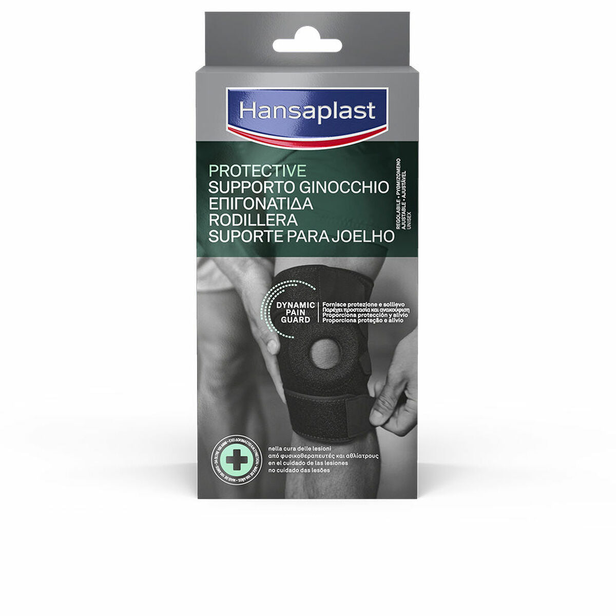 Προστατευτικό για το γόνατο Hansaplast Dynamic Pain Guard Μαύρο
