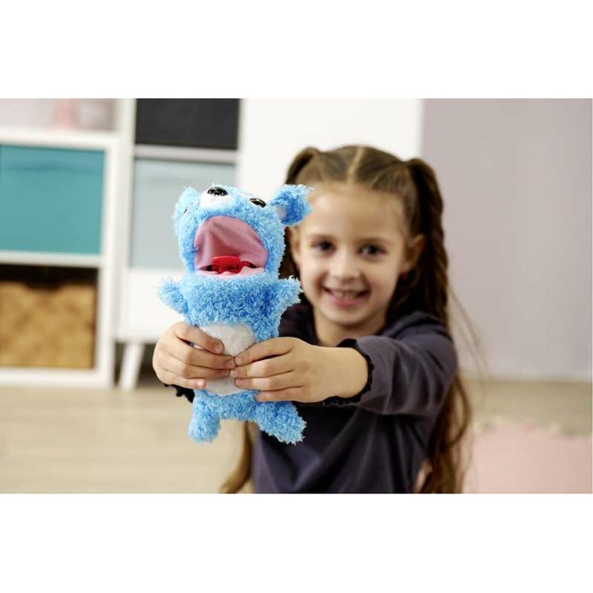 Αρκουδάκι με Ήχο Simba Screamerz Αρκούδα 30 cm Μπλε Πολύχρωμο