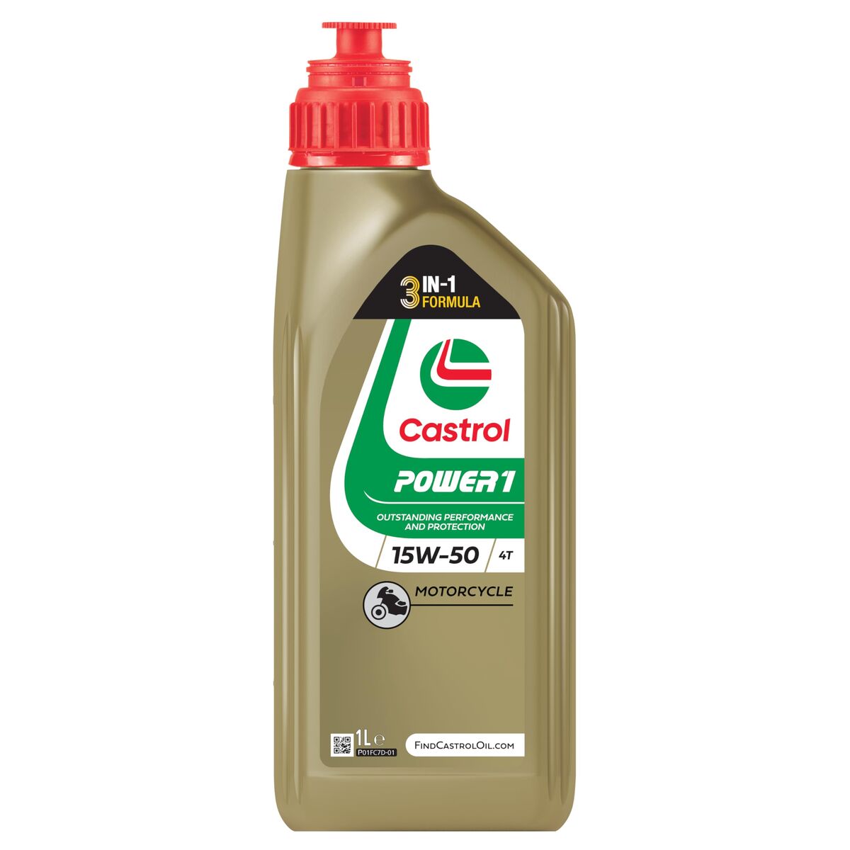 Λάδι Κινητήρα για Μοτοσικλέτα Castrol Power1 4T 15W50