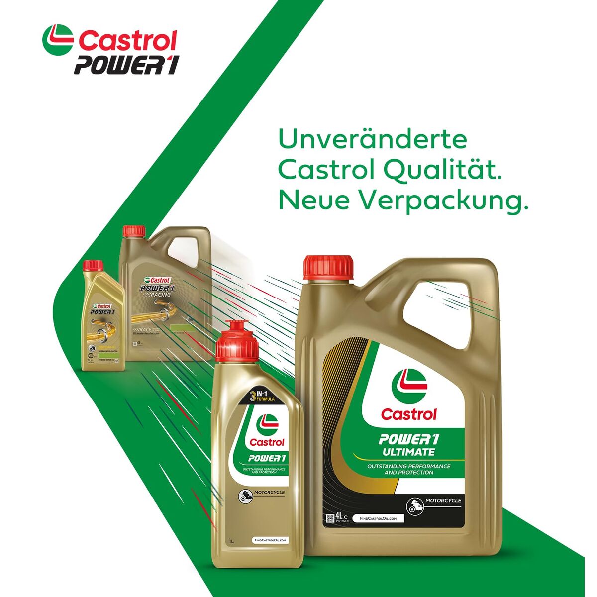 Λάδι Κινητήρα για Μοτοσικλέτα Castrol Power1 4T 15W50