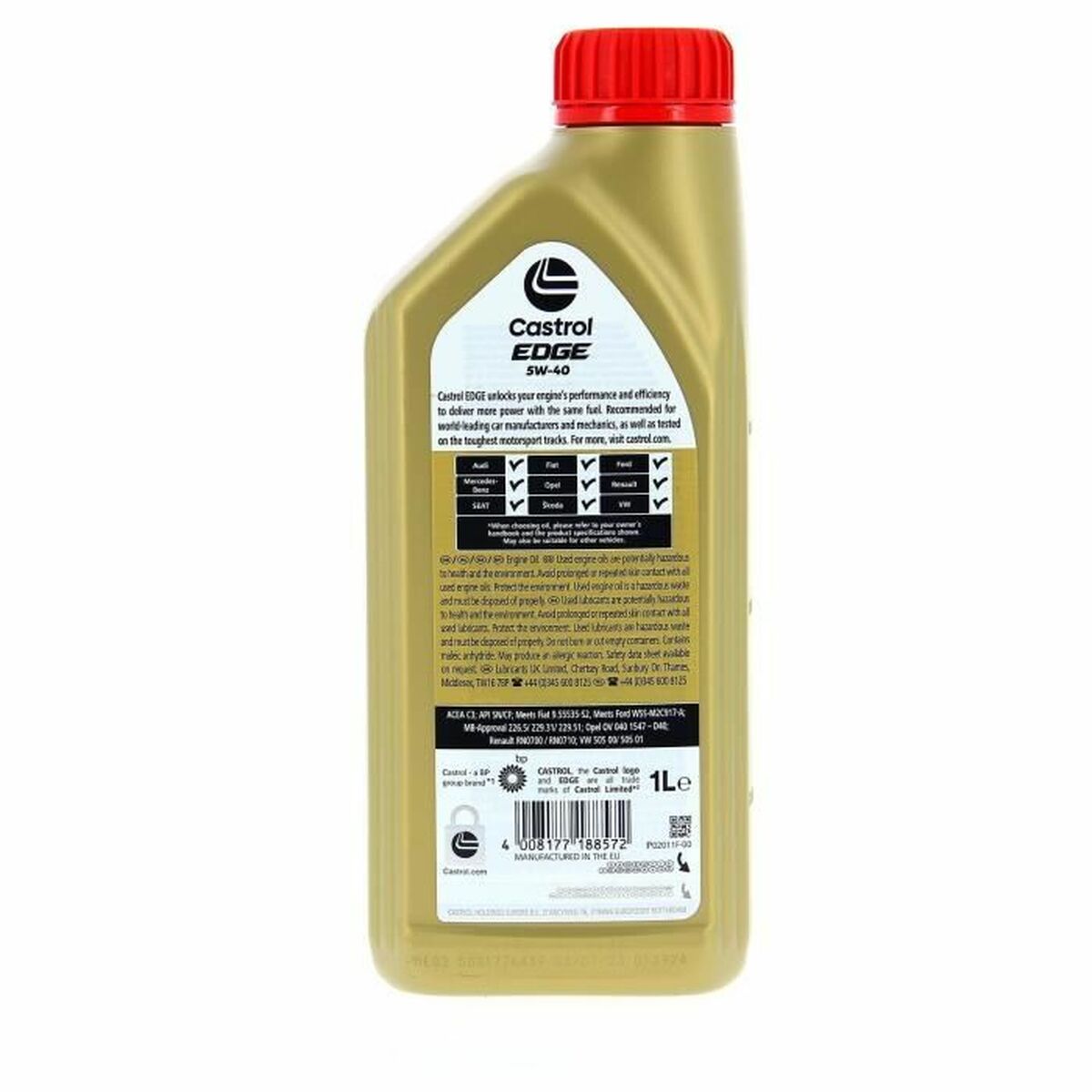 Λάδι κινητήρα Castrol Βενζίνη Diesel Υβριδικό 5W40 1 L