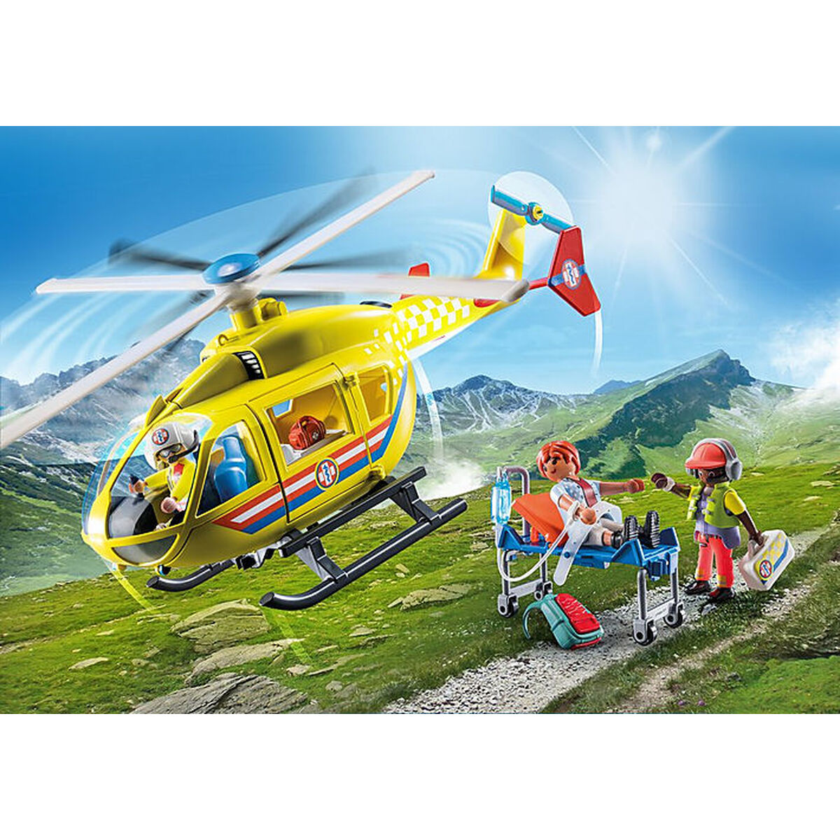 Playset Playmobil 71203 City Life Rescue Helicopter 48 Τεμάχια