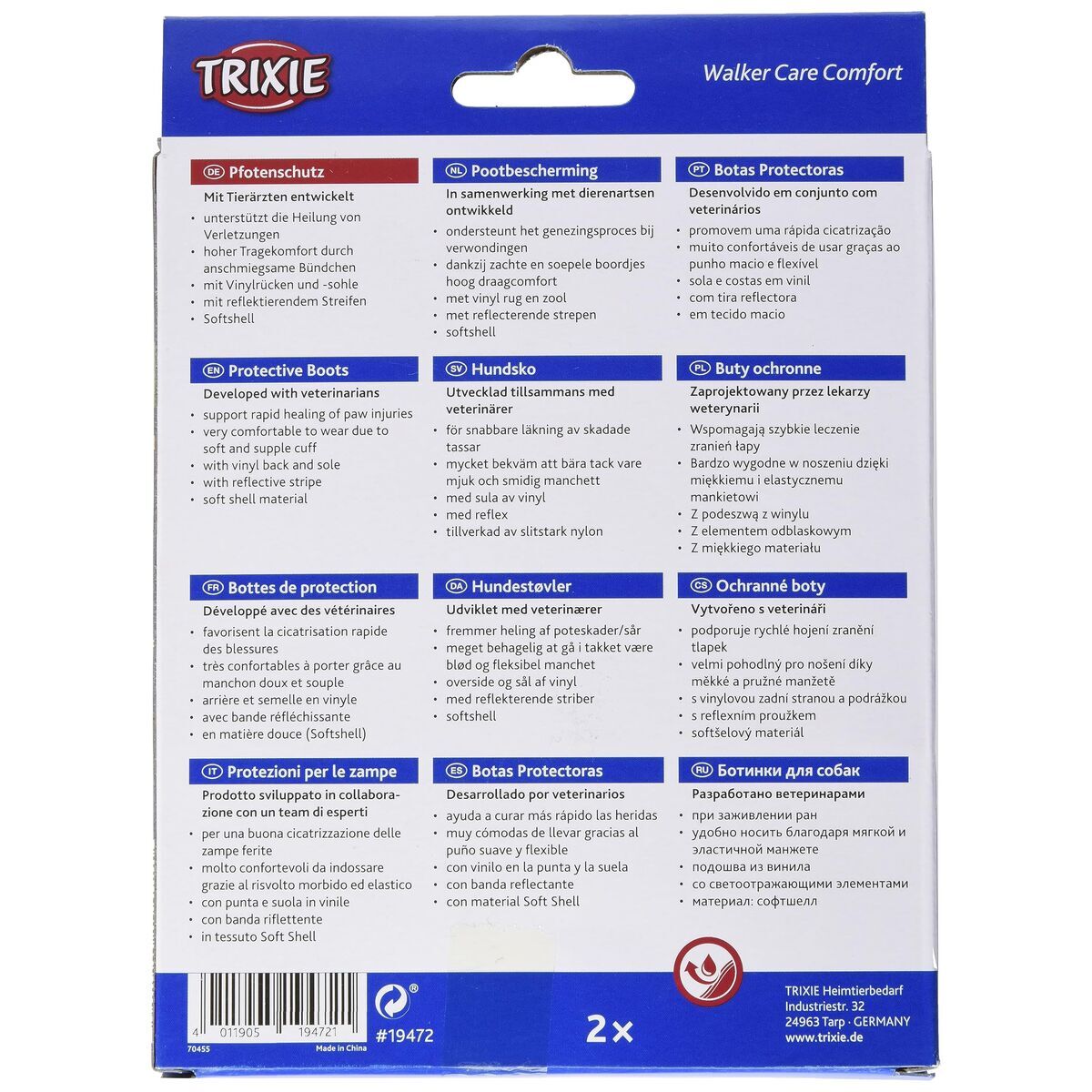 Υψηλές μπότες Trixie Walker Care Comfort Μαύρο M