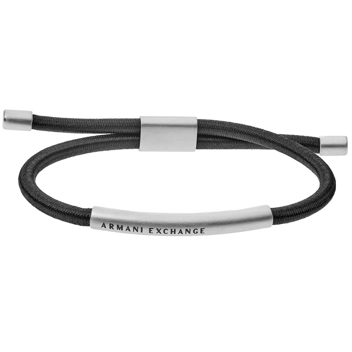 Ανδρικά Βραχιόλια Armani Exchange AXG0041040 Ανοξείδωτο ατσάλι Μαύρο
