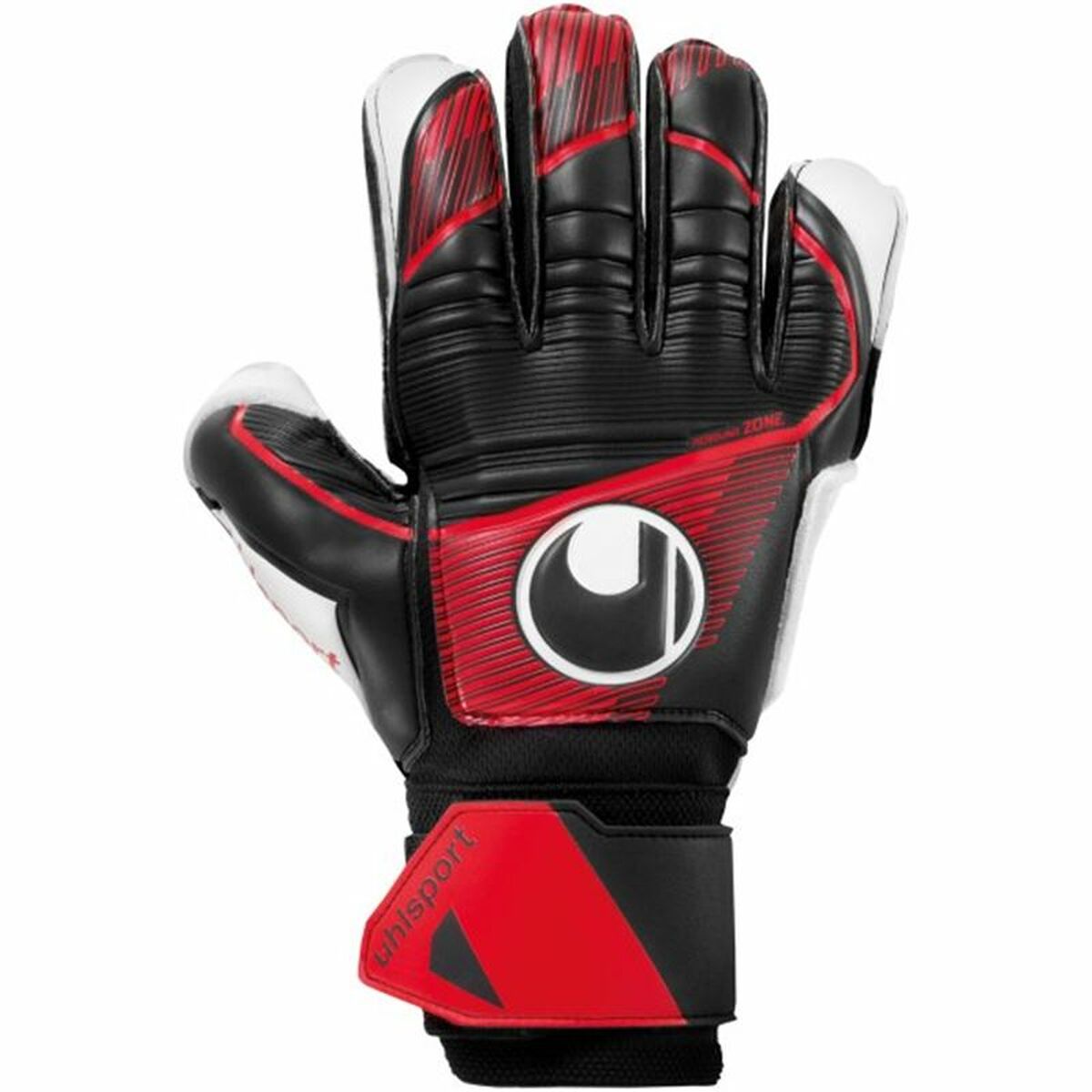 Γάντια Τερματοφύλακα Uhlsport Powerline Soft Flex Μαύρο Ενήλικες
