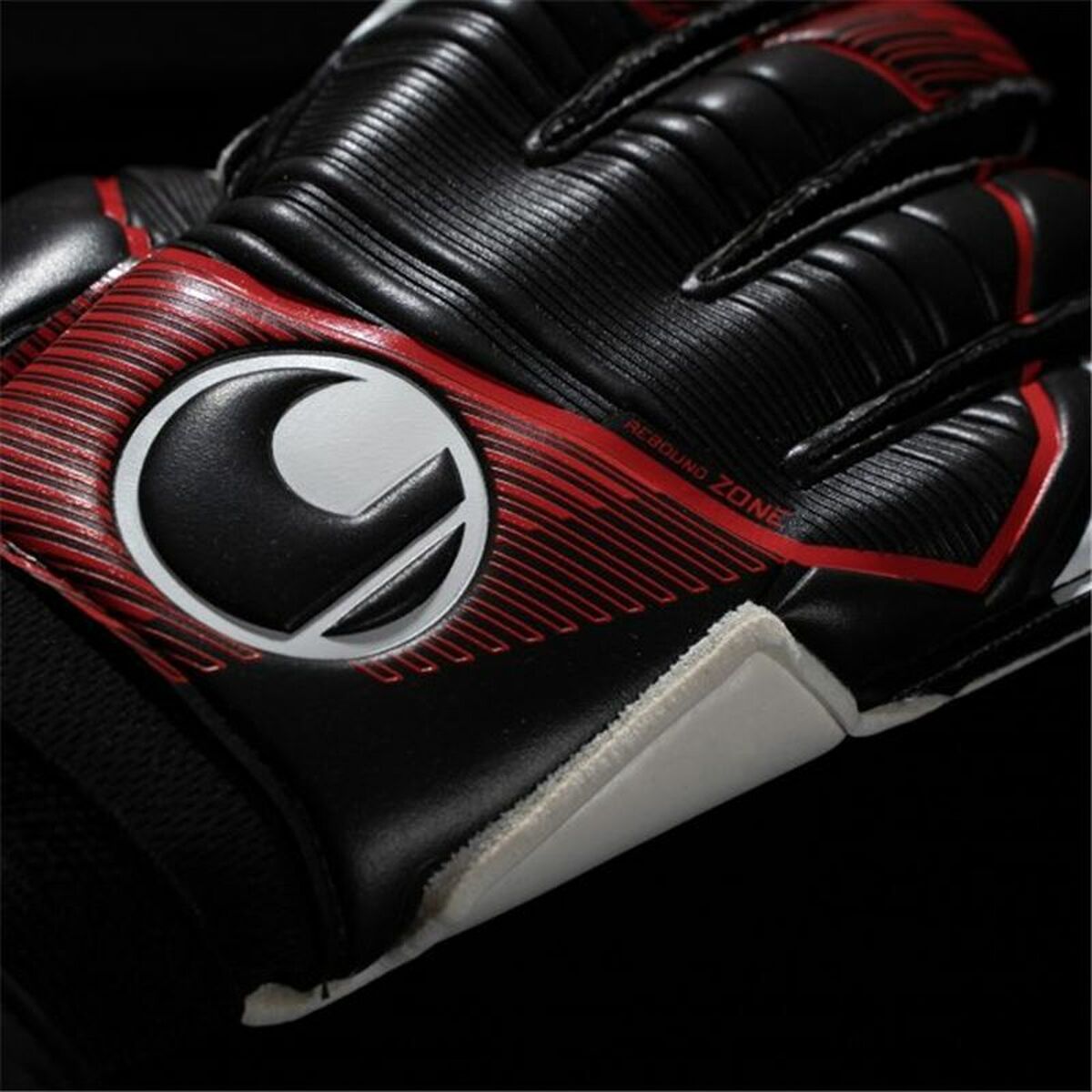 Γάντια Τερματοφύλακα Uhlsport Powerline Soft Flex Μαύρο Ενήλικες