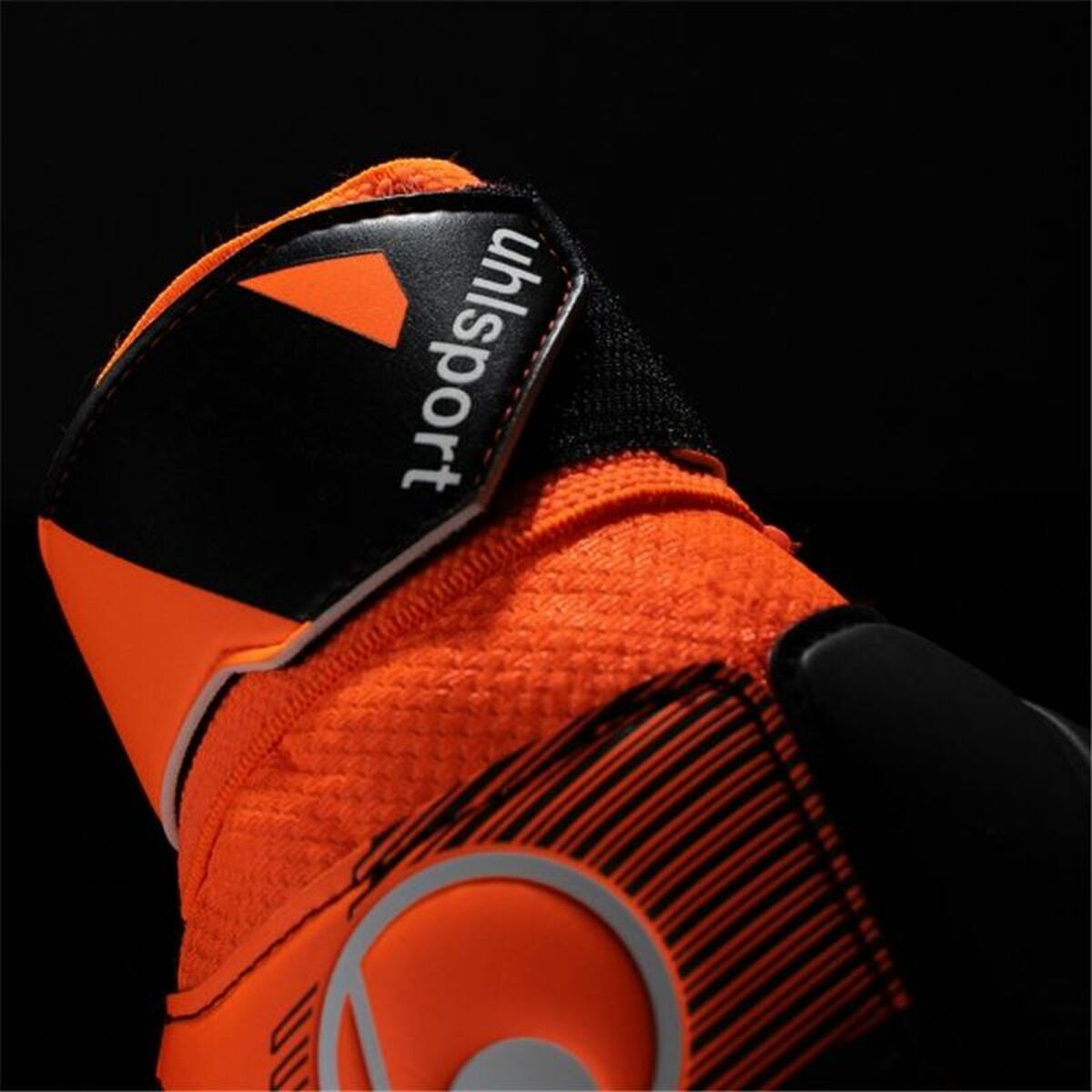 Γάντια Τερματοφύλακα Uhlsport Soft Ressist+ Flex Frame Μαύρο Ενήλικες