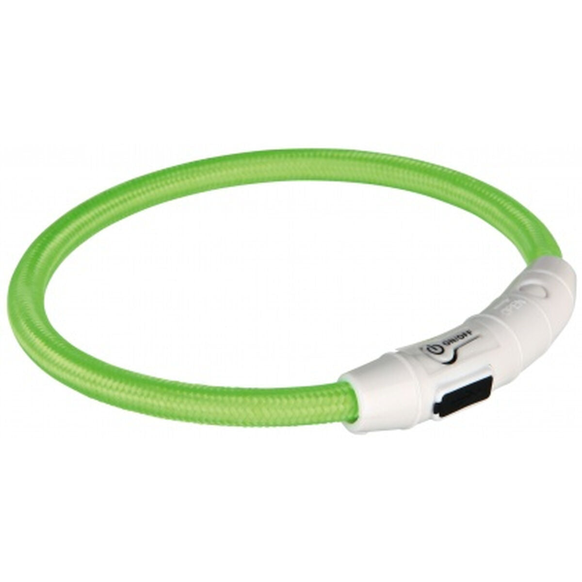 Κολάρο LED για Κατοικίδια Ζώα Trixie Flash USB Πράσινο