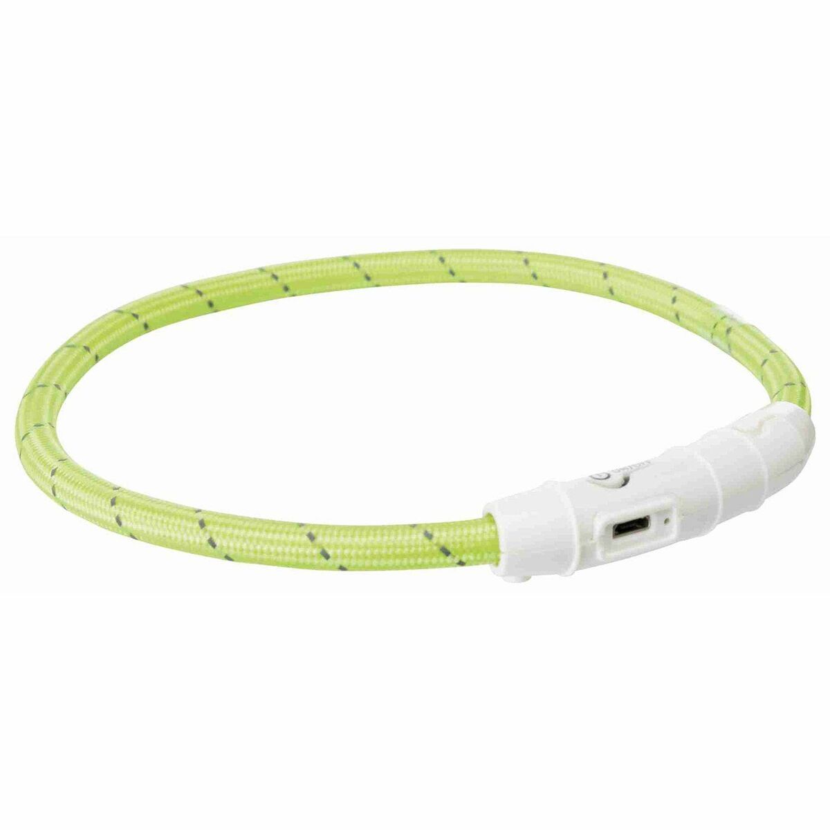 Κολάρο LED για Κατοικίδια Ζώα Trixie Flash USB Πράσινο