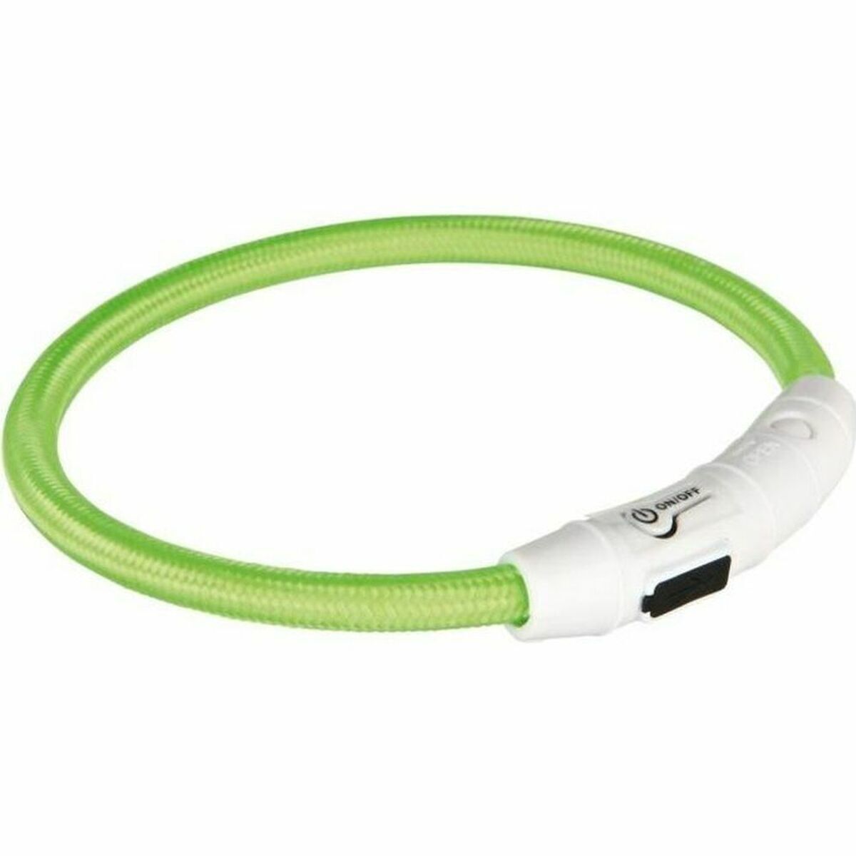 Κολάρο LED για Κατοικίδια Ζώα Trixie Flash USB Πράσινο