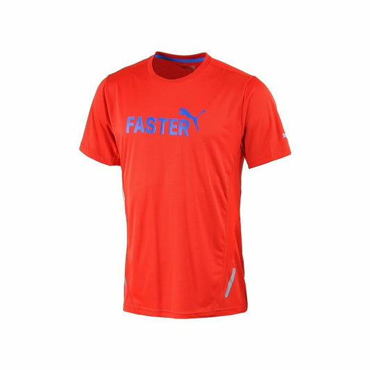 Ανδρική Μπλούζα με Κοντό Μανίκι Puma  Graphic 1UP Κόκκινο