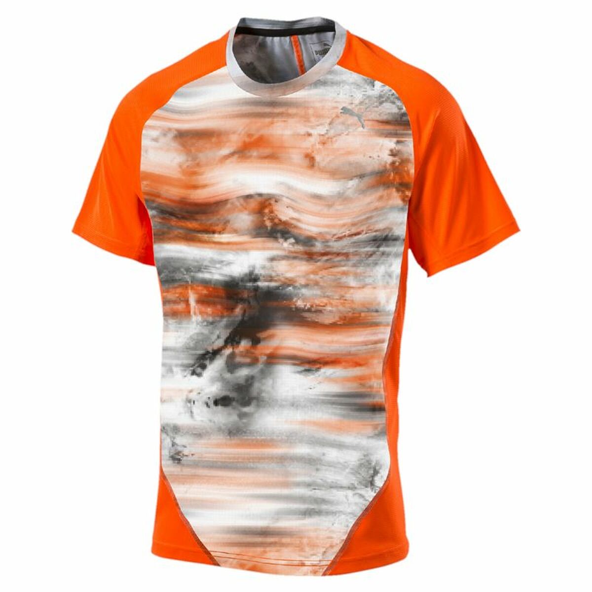 Ανδρική Μπλούζα με Κοντό Μανίκι Graphic Tee Shocking Puma  Graphic Tee Shocking Πορτοκαλί