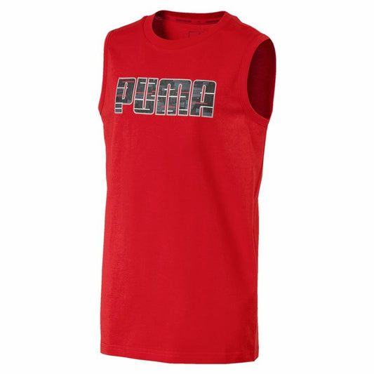 Παιδικό Μπλούζα με Κοντό Μανίκι Puma Hero SL Tee  Κόκκινο