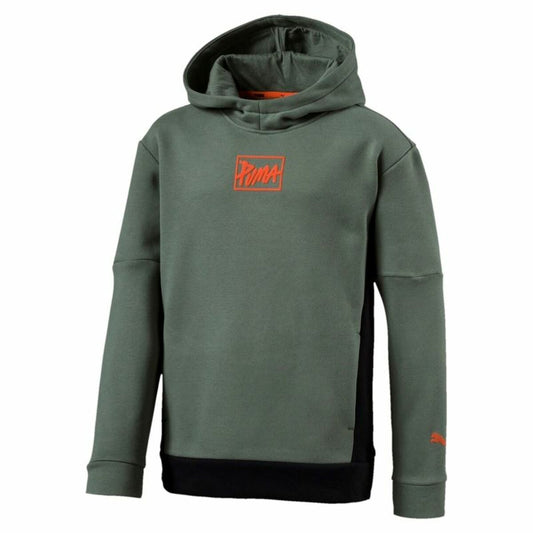 Unisex Φούτερ με Κουκούλα Puma Style Hoody B Laurel Wreath Ελαιόλαδο