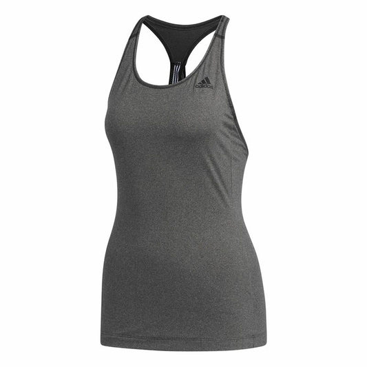 Αμάνικο Γυναικείο Μπλουζάκι Adidas 3 Stripes Tank Σκούρο γκρίζο
