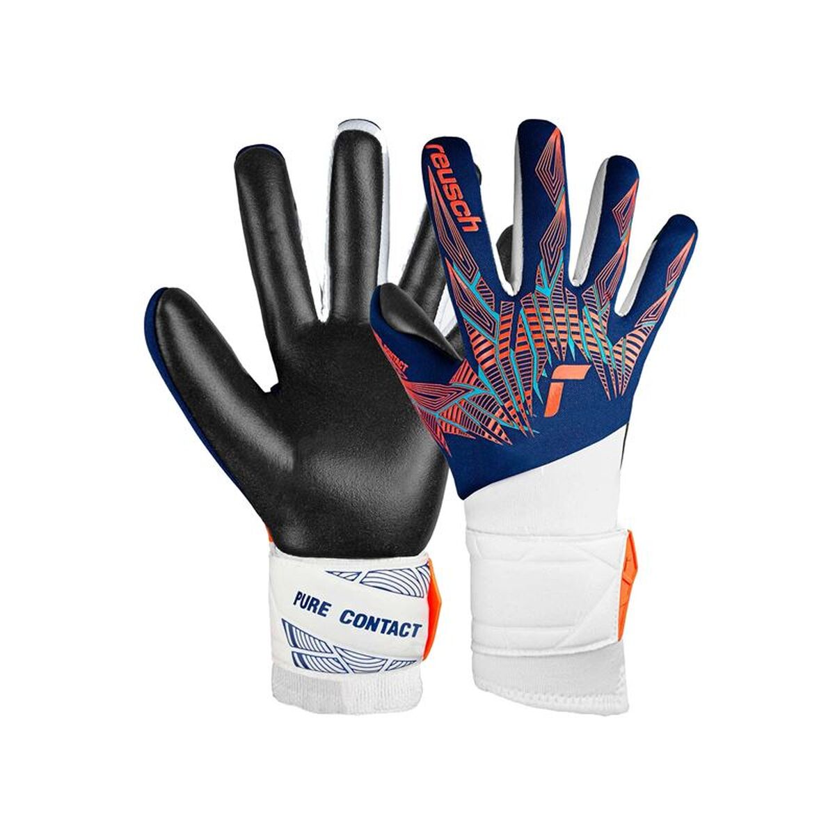 Γάντια Τερματοφύλακα Reusch Pure Contact Silver Μπλε Ενήλικες
