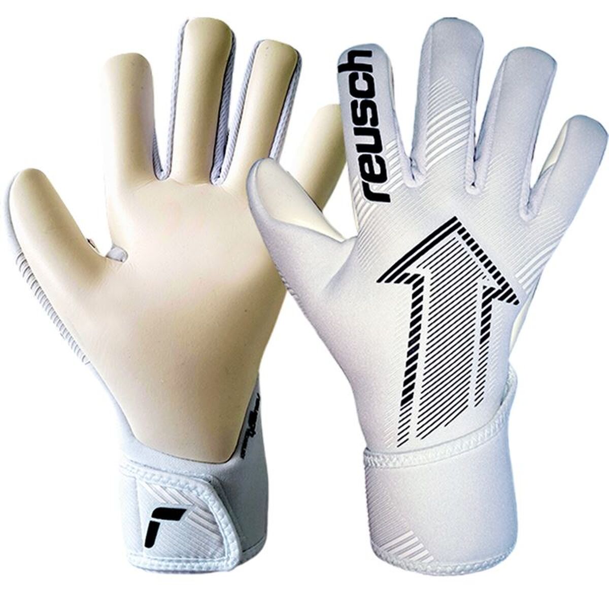 Γάντια Τερματοφύλακα Reusch Attrakt Fastgrip Silver Λευκό Ενήλικες