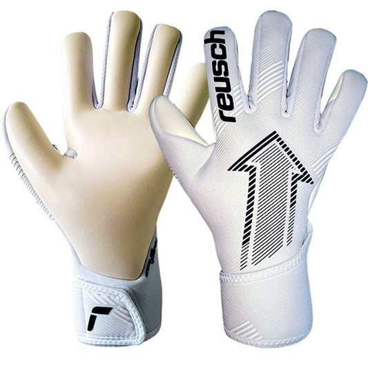 Γάντια Τερματοφύλακα Reusch Attrakt Fastgrip Silver Λευκό Ενήλικες